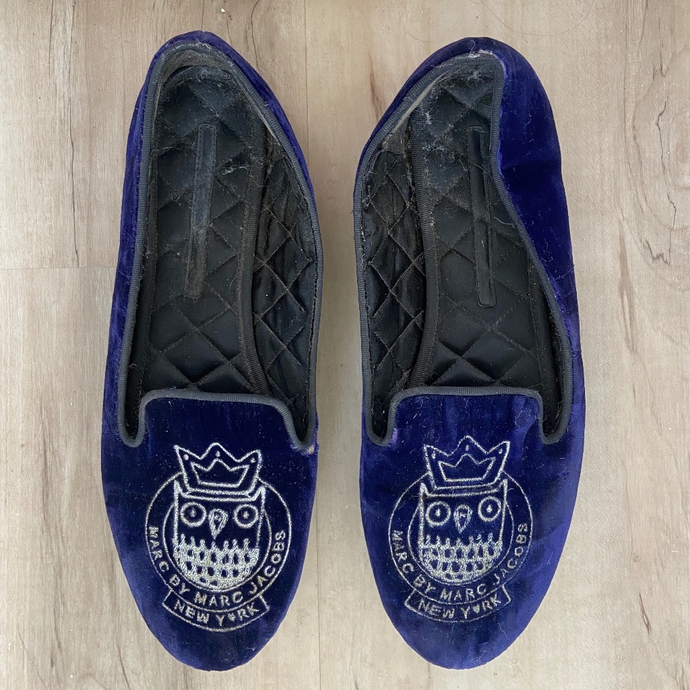 Vintage Marc by Marc Jacobs Velvet Loafers